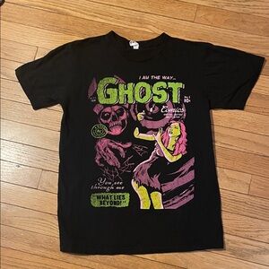Ghost Comics Black Graphic T-Shirt